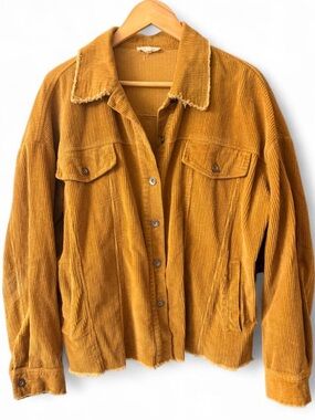 Corduroy Button Up Jacket